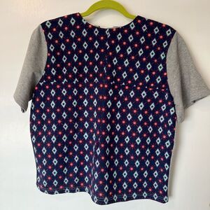 NU New York Boxy Pattered Top